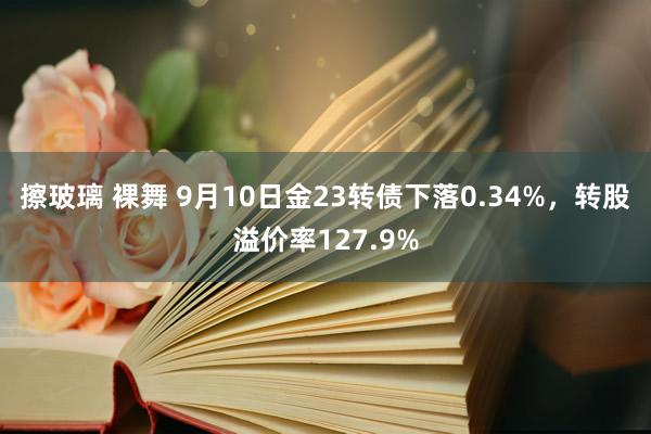 擦玻璃 裸舞 9月10日金23转债下落0.34%，转股溢价率127.9%