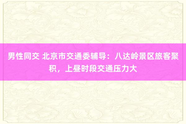 男性同交 北京市交通委辅导：八达岭景区旅客聚积，上昼时段交通压力大