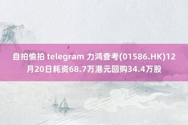 自拍偷拍 telegram 力鸿查考(01586.HK)12月20日耗资68.7万港元回购34.4万股