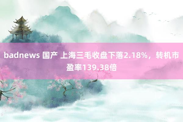 badnews 国产 上海三毛收盘下落2.18%，转机市盈率139.38倍