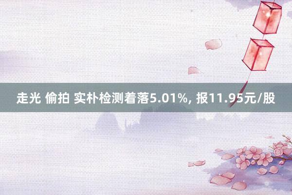 走光 偷拍 实朴检测着落5.01%， 报11.95元/股